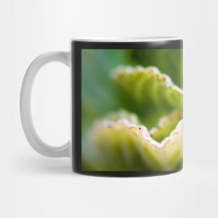 Lime green leaf stack Mug